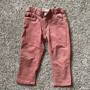 Zara Cords 12-18 months rose pink